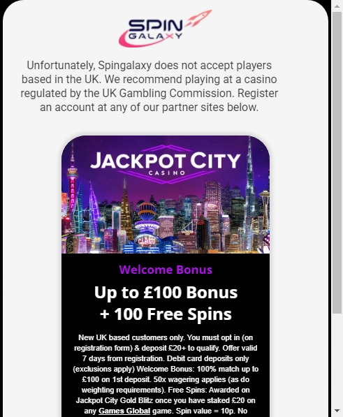 Spin Galaxy Casino
